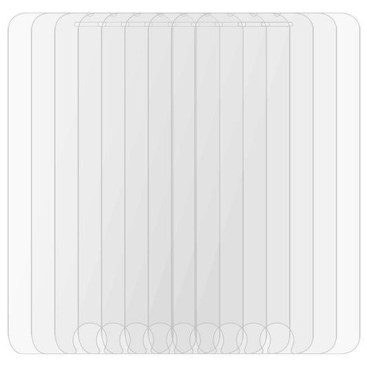 10 PCS for iPhone 8 Plus & iPhone 7 Plus 0.26mm 9H Surface Hardness 2.5D Explosion-proof Tempered Glass Non-full Screen Film