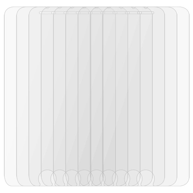 10 PCS for iPhone 8 Plus & iPhone 7 Plus 0.26mm 9H Surface Hardness 2.5D Explosion-proof Tempered Glass Non-full Screen Film