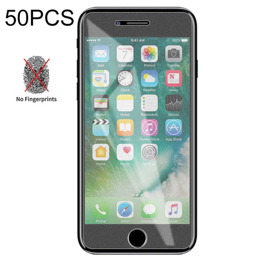 50 PCS Non-Full Matte Frosted Tempered Glass Film for iPhone 7 Plus / 8 Plus, For iPhone 7 Plus / 8 Plus(50 PCS)