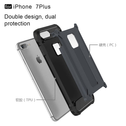 For iPhone 8 Plus & 7 Plus   Tough Armor TPU + PC Combination Case, For iPhone 7 Plus