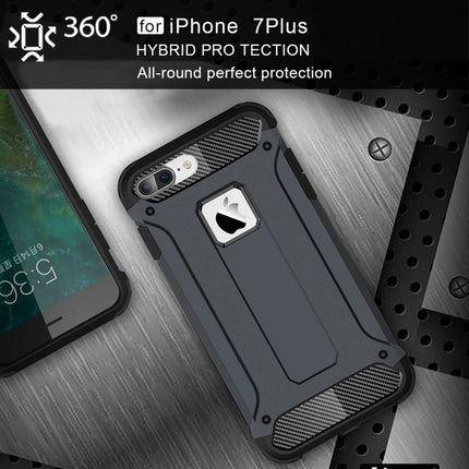 For iPhone 8 Plus & 7 Plus   Tough Armor TPU + PC Combination Case