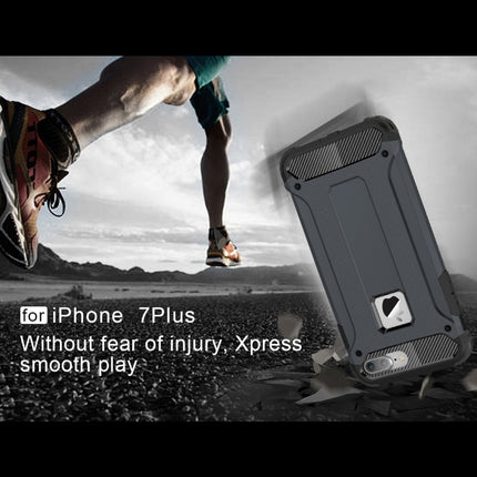 For iPhone 8 Plus & 7 Plus   Tough Armor TPU + PC Combination Case