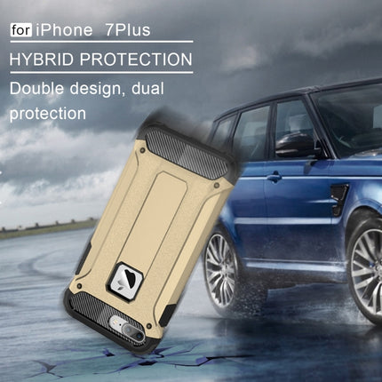 For iPhone 8 Plus & 7 Plus   Tough Armor TPU + PC Combination Case