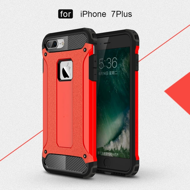 For iPhone 8 Plus & 7 Plus   Tough Armor TPU + PC Combination Case