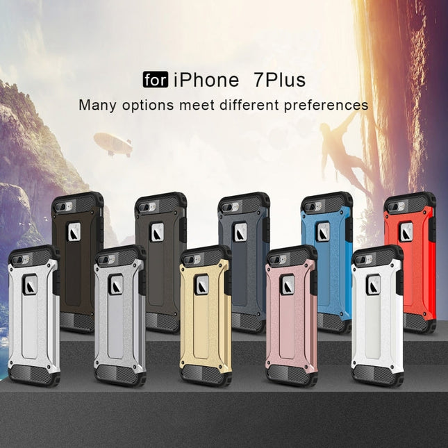 For iPhone 8 Plus & 7 Plus   Tough Armor TPU + PC Combination Case, For iPhone 7 Plus