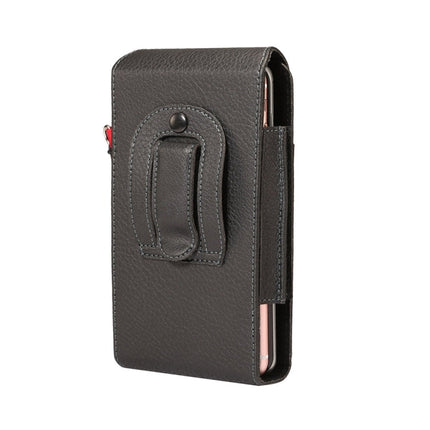 Universal Litchi Texture Vertical Flip Upright Lattice PU Leather Case / Waist Bag with Back Splint & Card Slots & Lanyard for iPhone 8 Plus & 7 Plus  , Galaxy Note 8 / S8 Plus / S9+, Huawei Mate 8, For 6.0 inch and Below Phones