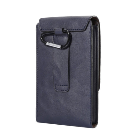 6.3 inch and Below Universal Crazy Horse Texture 3 Pouches Vertical Flip Leather Case with Belt Hole & Climbing Buckle for Galaxy Note 8, Sony, Huawei, Meizu, Lenovo, ASUS, Cubot, Oneplus, Oukitel, Xiaomi, DOOGEE, Vkworld, and other Smartphones
