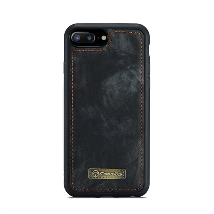 CaseMe for iPhone 8 Plus & 7 Plus   Multifunctional Leather Billfold with Detachable Magnetic PC Back Protective Case & Holder & 11 Card Slots & 3 Cash Slots & 1 Zipper Wallet & 2 Photo Frames & 3 Magnetic Clasps