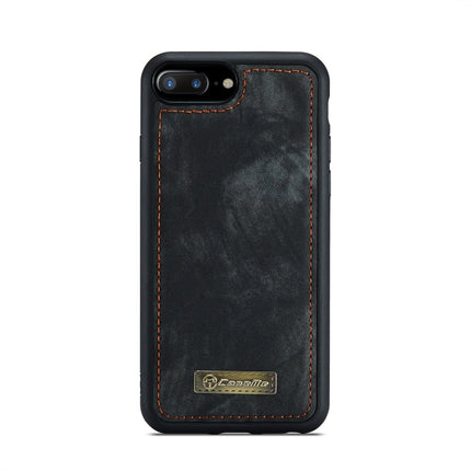 CaseMe for iPhone 8 Plus & 7 Plus   Multifunctional Leather Billfold with Detachable Magnetic PC Back Protective Case & Holder & 11 Card Slots & 3 Cash Slots & 1 Zipper Wallet & 2 Photo Frames & 3 Magnetic Clasps