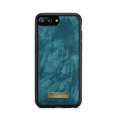 CaseMe for iPhone 8 Plus & 7 Plus   Multifunctional Leather Billfold with Detachable Magnetic PC Back Protective Case & Holder & 11 Card Slots & 3 Cash Slots & 1 Zipper Wallet & 2 Photo Frames & 3 Magnetic Clasps, For 8P & 7P