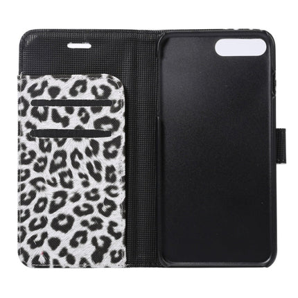 For iPhone 8 Plus & 7 Plus   Leopard Texture Horizontal Flip Leather Case with Holder & Card Slots & Wallet