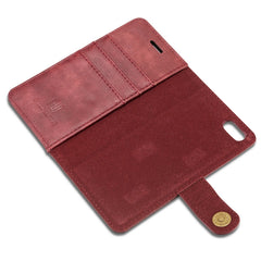 DG.MING for iPhone 8 & 7  Crazy Horse Texture Horizontal Flip Detachable Magnetic Protective Case with Holder & Card Slots & Wallet, iPhone 8 & 7