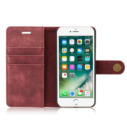 DG.MING for iPhone 8 & 7  Crazy Horse Texture Horizontal Flip Detachable Magnetic Protective Case with Holder & Card Slots & Wallet, iPhone 8 & 7