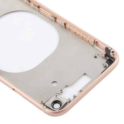 Transparent Back Cover with Camera Lens & SIM Card Tray & Side Keys for iPhone 8, For iPhone 8 (Transparent Back), For iPhone 8 (Transparent White), For iPhone 8 (Transparent Gold), For iPhone 8 (Transparent Red)