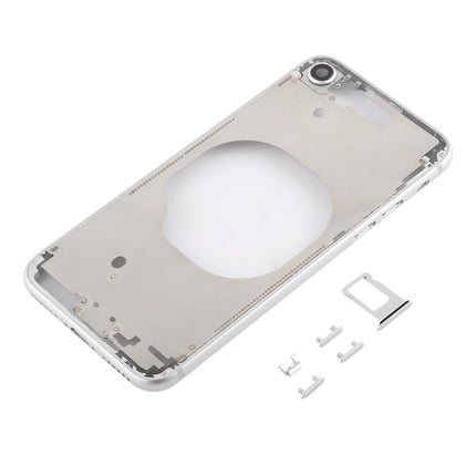 Transparent Back Cover with Camera Lens & SIM Card Tray & Side Keys for iPhone 8, For iPhone 8 (Transparent Back), For iPhone 8 (Transparent White), For iPhone 8 (Transparent Gold), For iPhone 8 (Transparent Red)