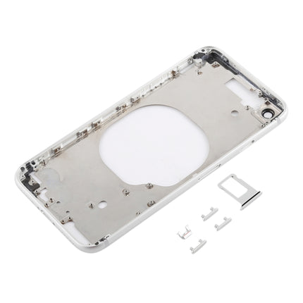 Transparent Back Cover with Camera Lens & SIM Card Tray & Side Keys for iPhone 8, For iPhone 8 (Transparent Back), For iPhone 8 (Transparent White), For iPhone 8 (Transparent Gold), For iPhone 8 (Transparent Red)