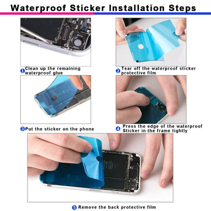 100 PCS LCD Frame Bezel Waterproof Adhesive Stickers for iPhone 8, 100 PCS for iPhone 8