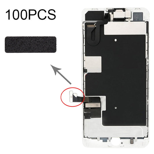100 PCS Touch Flex Cable Cotton Pads for iPhone 8, For iPhone 8