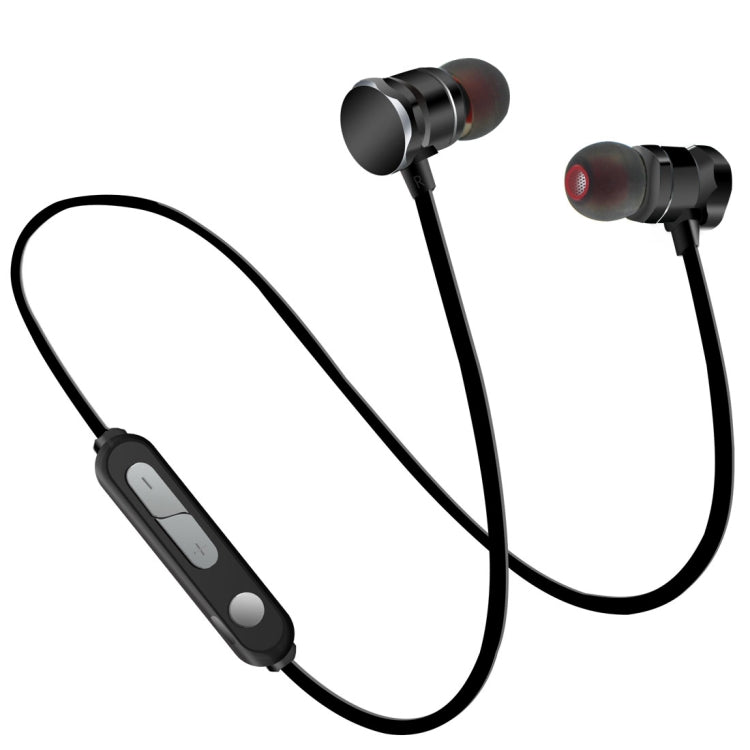 X3 Magnetic Absorption  Sports Bluetooth 5.0 In-Ear Headset with HD Mic, Support Hands-free Calls, Distance: 10m