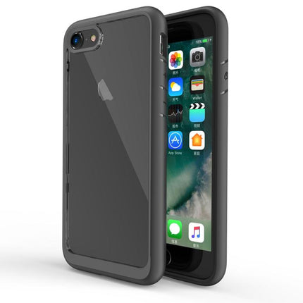 Two-color TPU + Acrylic Back Protective Phone Case for iPhone SE 2022/ iPhone SE 2020/ iPhone 8/iPhone 7