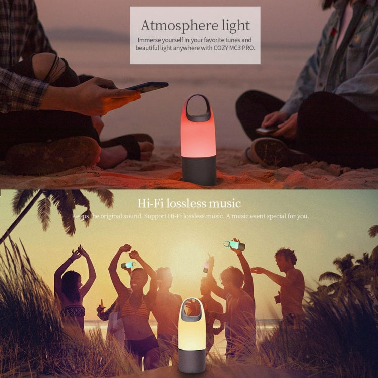 NILLKIN MC3 PRO Portable Wireless Bluetooth V4.2 Bottle Speaker with 3600mAh Power Bank & Colorful LED Light