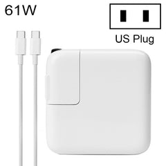 61W Type-C Power Adapter with 1.8m Cable, US Plug, 61W US Plug