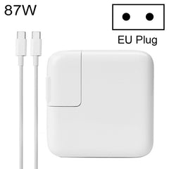 87W Type-C Power Adapter Portable Charger with 1.8m Type-C Charging Cable, EU Plug, 87W EU Plug