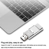 32GB USB 3.0 + 8 Pin + Mirco USB Android iPhone Computer Dual-use Metal Flash Drive, 32GB USB 3.0