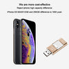 128GB USB 3.0 + 8 Pin + Mirco USB Android iPhone Computer Dual-use Metal Flash Drive, 128GB USB 3.0