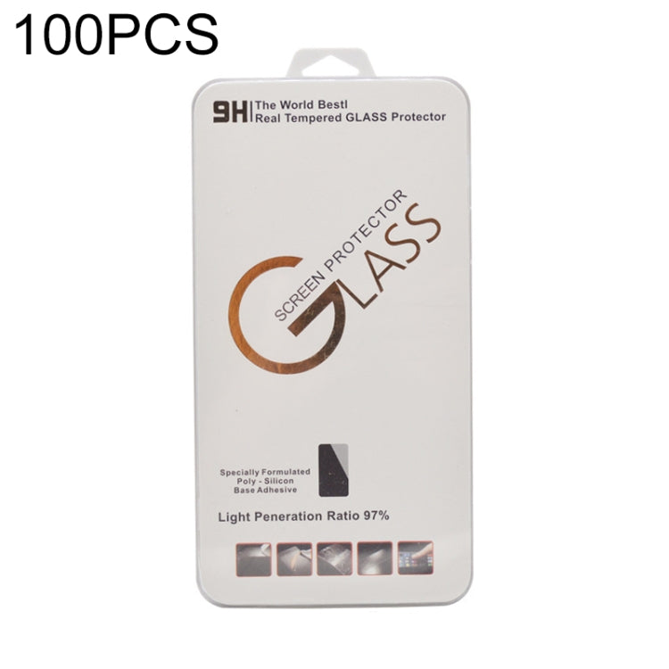 100 PCS Tempered Glass Film Screen Protector Plastic Packing Box, 100 PCS