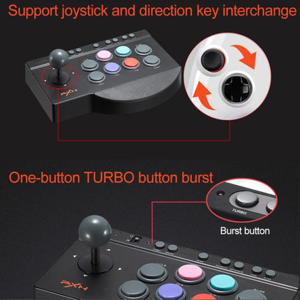 PXN PXN-0082 Gladiator Street Machine Game Handle Rocker Controller for Nintendo Switch / PC / Android System / PS3 / PS4 / XboxOne, PXN-0082