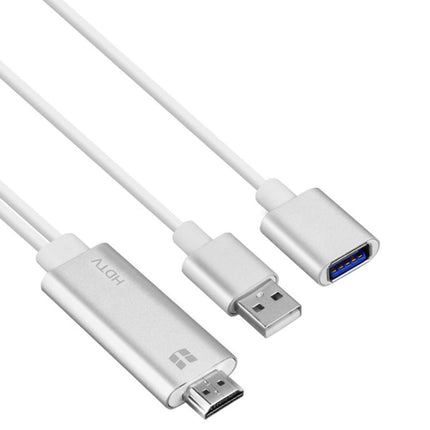 Onten 7562 USB Female to HDMI Phone to HDTV Adapter Cable for iPhone / Android