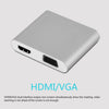 Onten 9167 USB Female to HDMI 1080P / VGA HD Converter for iPhone / Android