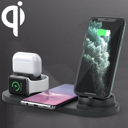 6 in 1 10W Qi Standard Wireless Charger Stand