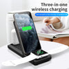 H6 3 in 1 Portable Folding Wireless Charger for iPhone + iWatch + AirPods