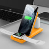 H6 3 in 1 Portable Folding Wireless Charger for iPhone + iWatch + AirPods