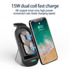 H18 3 in 1 Quick Wireless Charger for iPhone, Apple Watch, AirPods and other Android Smart Phones