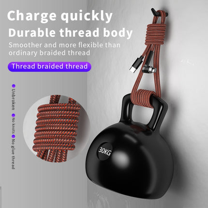Type-C / USB-C to 8 Pin PD Angle Head Magnetic Charging Data Cable