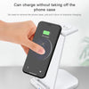 HQ-UD21 3 in 1 Folding Mobile Phone Watch Multi-Function Charging Stand Wireless Charger for iPhones & Apple Watch & Airpods, HQ-UD21