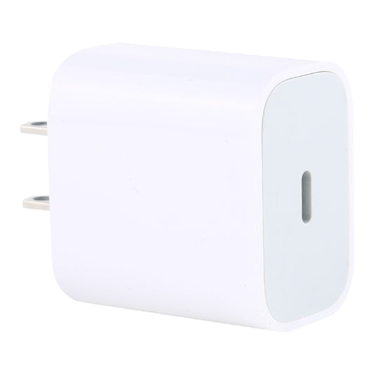 PD 20W Single USB-C / Type-C Interface Travel Charger, US Plug, 20W US Plug