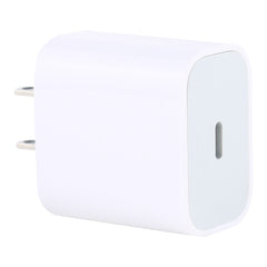PD 20W Single USB-C / Type-C Interface Travel Charger, US Plug, 20W US Plug