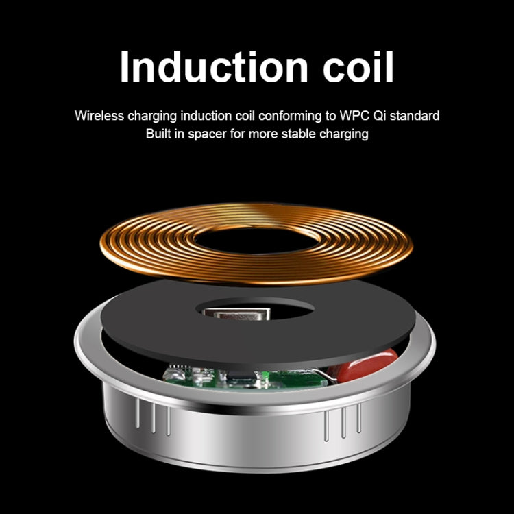 KP-ZMC Embedded Desktop Wireless Charger with PD+USB Interface Cable Length: 1.2m