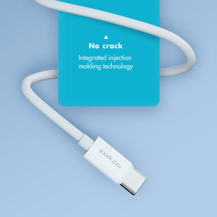 ROCK Space Z19 PD  20W 3A USB-C / Type-C to 8 Pin Fast Charging TPE Data Cable, Cable Length: 1m, Z19