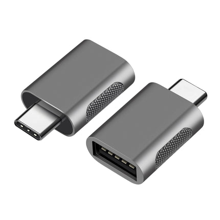 2 PCS SBT-158 USB-C / Type-C Male to USB 3.0 Female Zinc Alloy Adapter, SBT-158 Black, SBT-158 Gold, SBT-158 Rose Gold, SBT-158 Silver