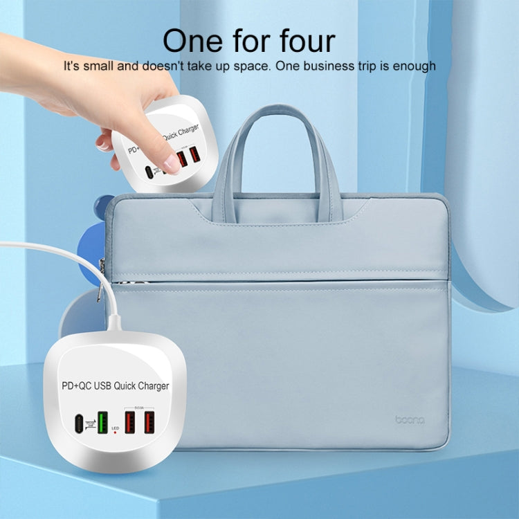 WLX-T3P 4 In 1 PD + QC Multi-function Smart Fast Charging USB Charger, WLX-T3P AU Plug, WLX-T3P EU Plug, WLX-T3P UK Plug, WLX-T3P US Plug