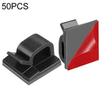 50 PCS / Red and Grey / Black