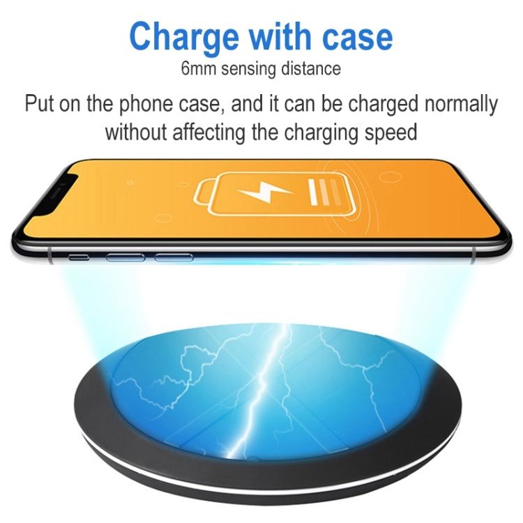 964 10W Lightweight Portable Smart Wireless Charger