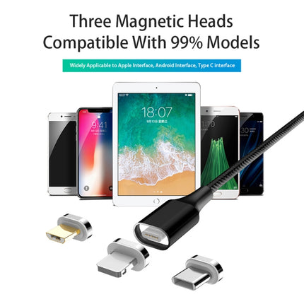 M11 5A USB to 8 Pin Nylon Braided Magnetic Data Cable, Cable Length: 2m, 8 Pin