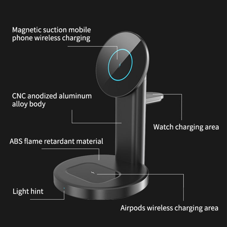 TOTUDESIGN S36 Speedy Series 3 In 1 Magnetic Wireless Charger