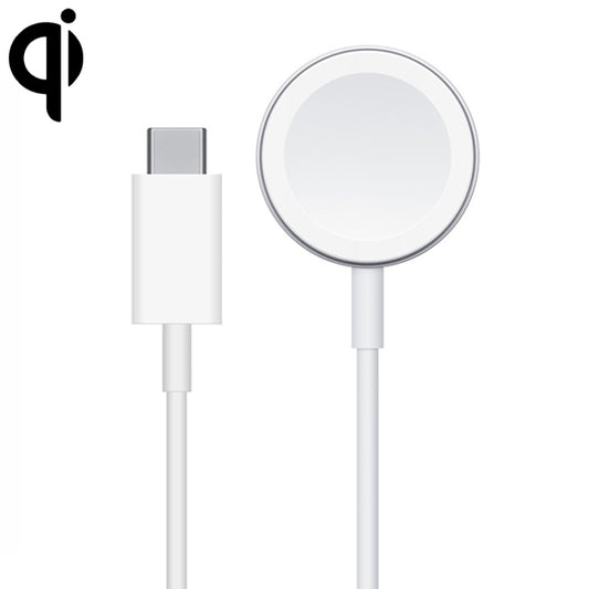 WIWU M9 3.5W Type-C Ports Magnetic Wireless Charger For Apple Watch Series 6 & 5 & 4 & 3 & 2 & 1, M9